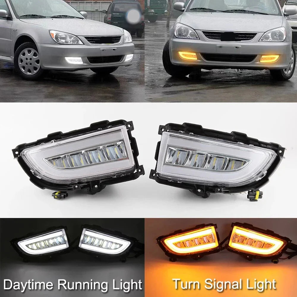 LED Daytime Running Fog Lights for 2005-2006 Mitsubishi Lancer (2005-2006)