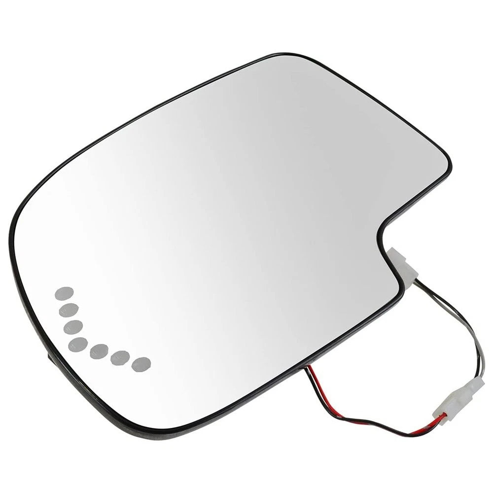 Power Heated Mirror Glass for Chevy GMC Cadillac (2003–2007) Left Driver Side