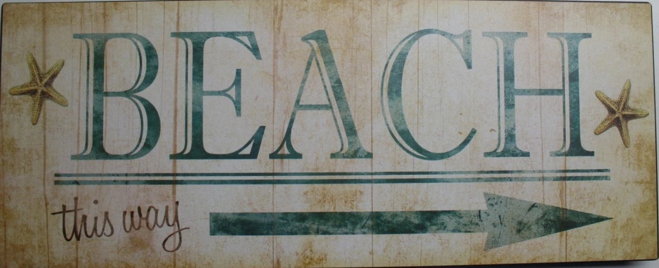 Iron Tin Metal Sign for Home Kitchen Beach Deck Pool Decor (88762)