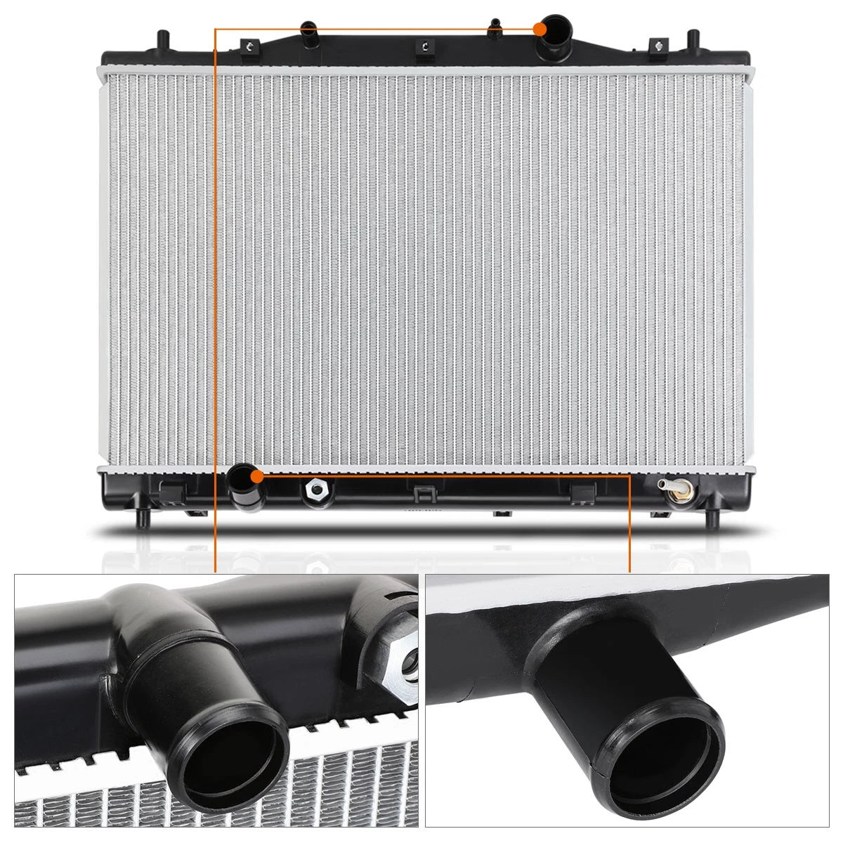 OE Style Aluminum Cooling Radiator for Cadillac CTS 03-04 (3.2L AT DPI-2565)
