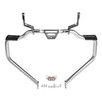 Chrome Mustache Engine Guard Support Bracket for Harley Low Rider ST (2022–2025)