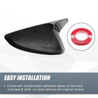 1 Pair Rearview Mirror Cover Overlay Gloss Black for Mazda 3 (2020–2022)
