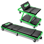 2-in-1 Rolling Creeper for Universal Use (48" x 18" x 5.9", 330lbs Capacity)