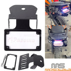 4"x7" License Plate Bracket w/LED Light for Pan America RA1250S RA1250 (21-23)