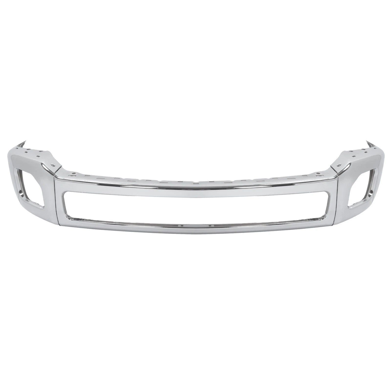 Chrome Front Bumper for Ford F250 F350 Super Duty (2011–2016) w/ Fog Light Hole