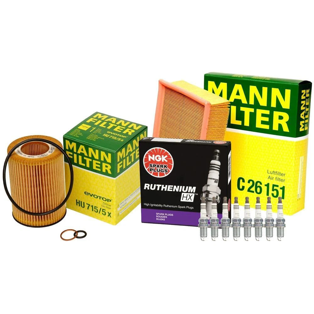 Ignition Tune-Up Kit with Mann Filters & NGK Spark Plugs for BMW E53 V8 (2004–2006)