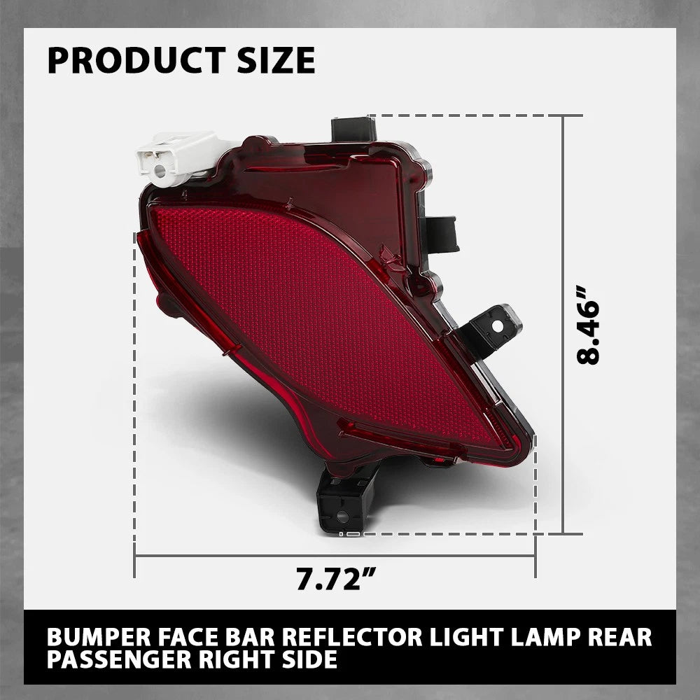 Rear Bumper Reflector Light for Toyota Highlander (2020–2023)