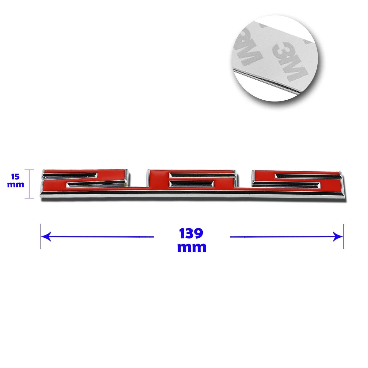 3D Polished Metal Decal Emblem for Chevrolet Pontiac Buick (265)