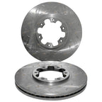 2x Front Drilled & Slotted Disc Rotors for Nissan Pathfinder R50 (1999-2005)