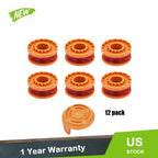 Set of 12 Trimmer Line Spools for WORX WA0010 (Compatible Models)