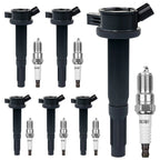 6X UF486 Ignition Coil Pack & Spark Plug Set for Ford Fusion Escape (2006–2012)