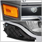OE Style Black Housing Amber Corner Headlight for Ford Flex (2013–2019)