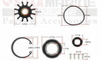 Raw Sea Water Pump Repair Kit for Volvo Penta (Crank Mounted)