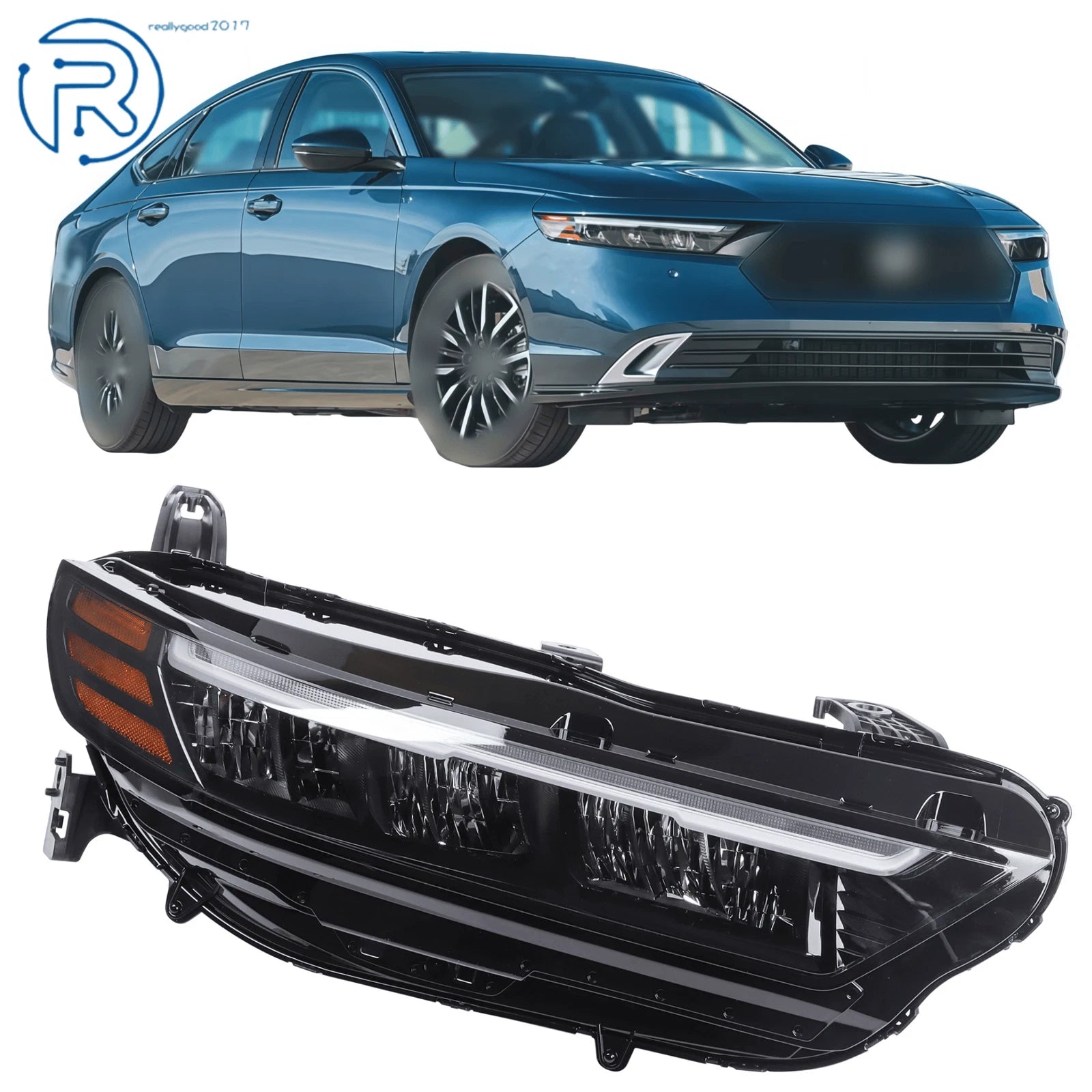 LED Headlight Assembly for Honda Accord (2023–2024) Right Side