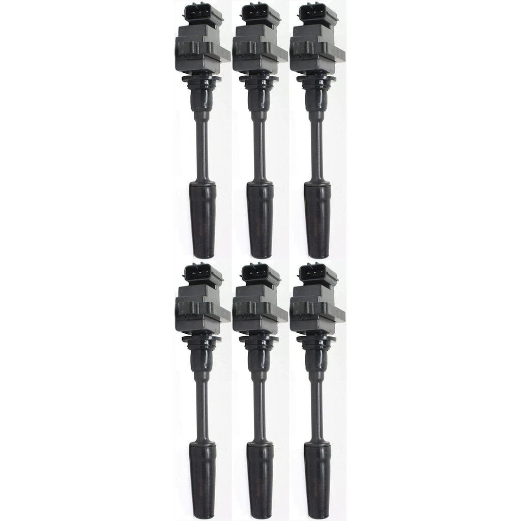Set of 6 Ignition Coils for Nissan Maxima, INFINITI I30 (1996–1999)