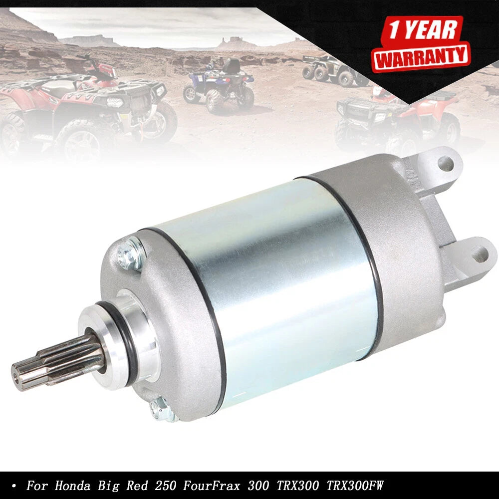 Starter Motor Assembly for Honda Big Red 250, FourTrax 300 (1986–2006)