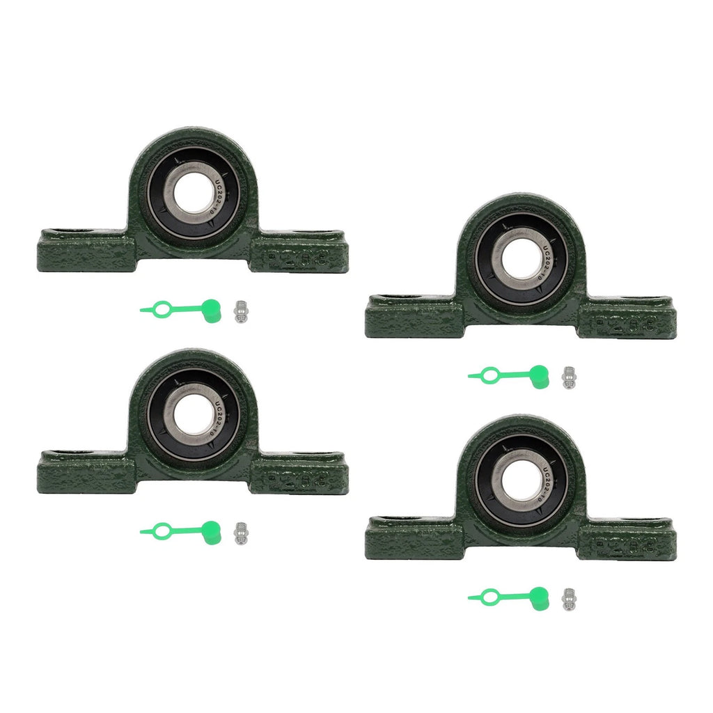 Set of 4 Pillow Block Mounted Ball Bearings UCP202-10 5/8" Bore