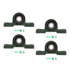 Set of 4 Pillow Block Mounted Ball Bearings UCP202-10 5/8" Bore