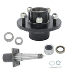 Idler Hub Kit with Flange for 3500 lbs Axle (5 on 4.5" / 5 on 5")