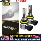 2X LED Headlight Bulbs for H8 H11 (6500K)