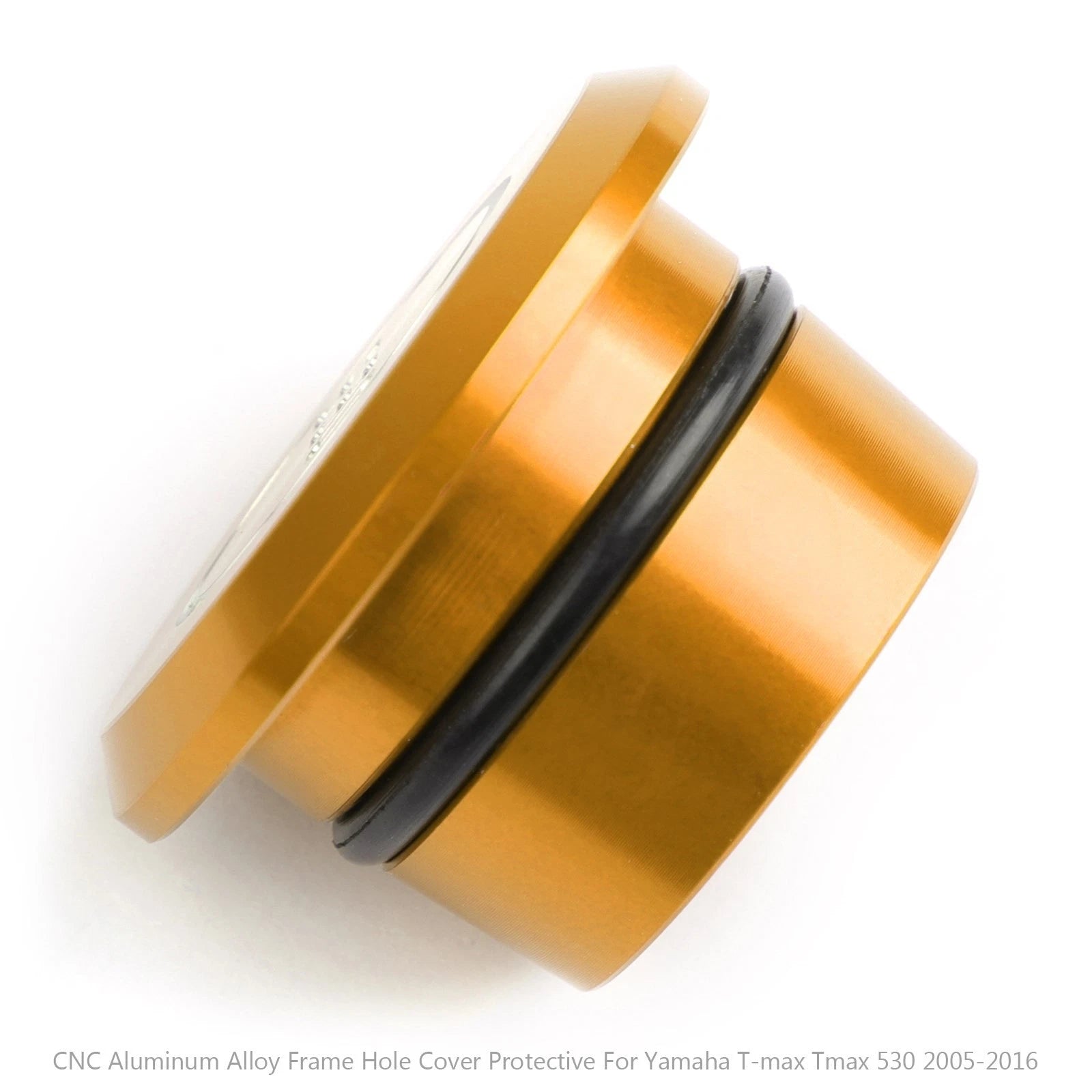 CNC Frame Hole Plug Protector Gold for Yamaha T-Max 530 (2005–2016)