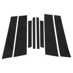 Door Pillar Window Trim 8 x for BMW X4 Black (2019 - 2024)