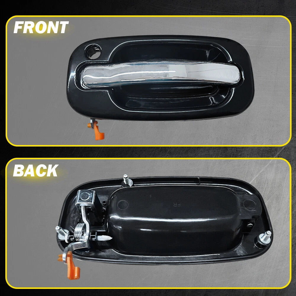 Set of 4 Outer Door Handles for Chevy Silverado GMC Sierra Cadillac (1999–2006)