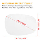 Right Heated Mirror Glass for BMW 325i 135i (2006–2013) No. 51167252894