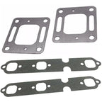Set of 2 Exhaust Riser Elbow Gaskets for Mercruiser 4.3L V6 (27-863724, 27-99757)