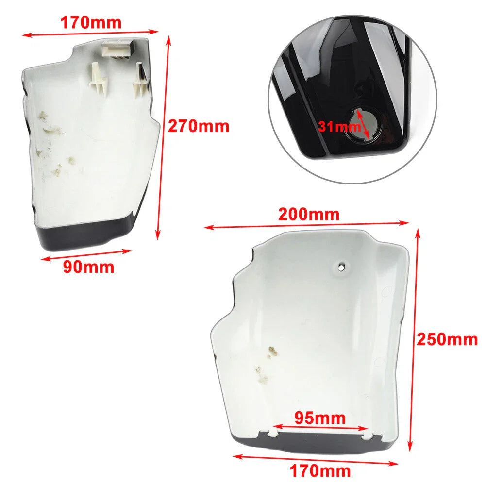 Black Battery Side Cover Fairing for Yamaha Dragstar Vstar XVS1100 (99-11)