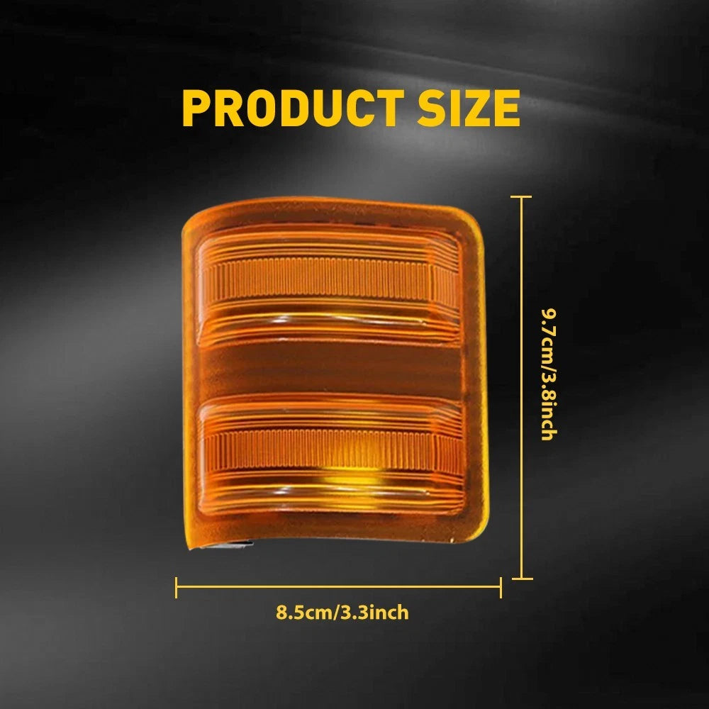 2X Side Tow Mirror Turn Signal Light Lens Amber for Ford F250 F350 F450