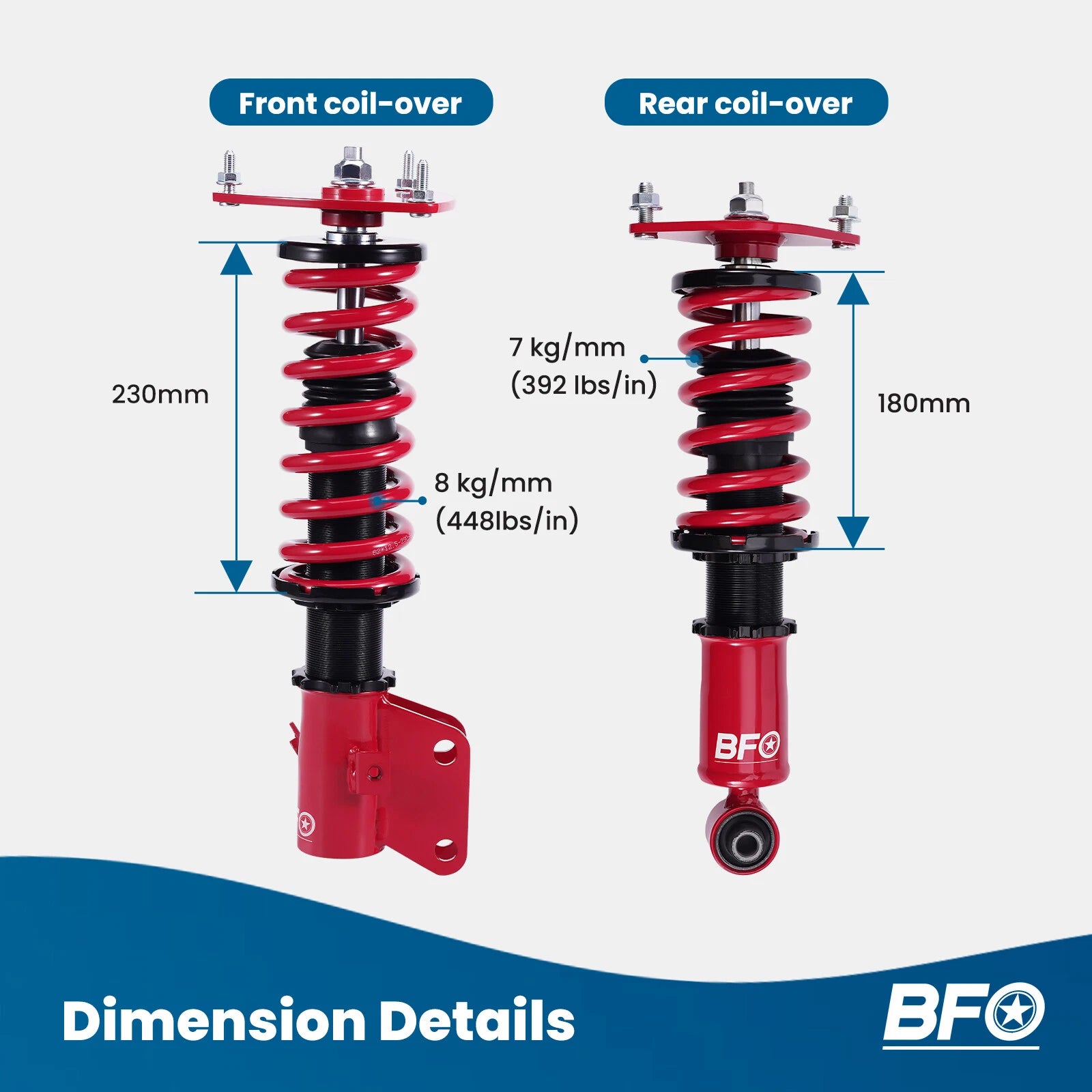 Coilovers Suspension Lowering Kit for Subaru Impreza WRX (2008–2014)