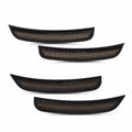 Set of 4 Smoked Dynamic LED Bumper Side Marker Lights for Chrysler 300 (2015–2023)