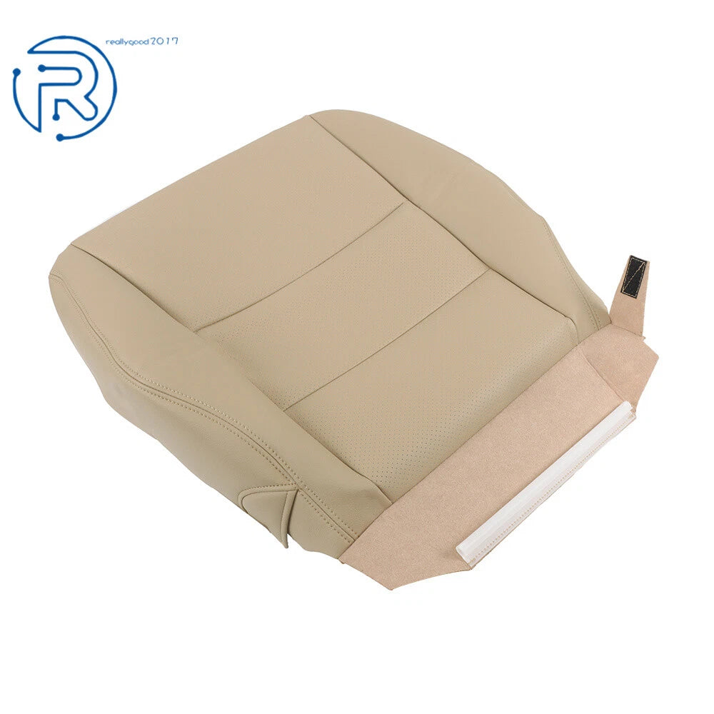 Tan Leather Perforated Seat Passenger Bottom Cover for Acura RDX (2007–2012)