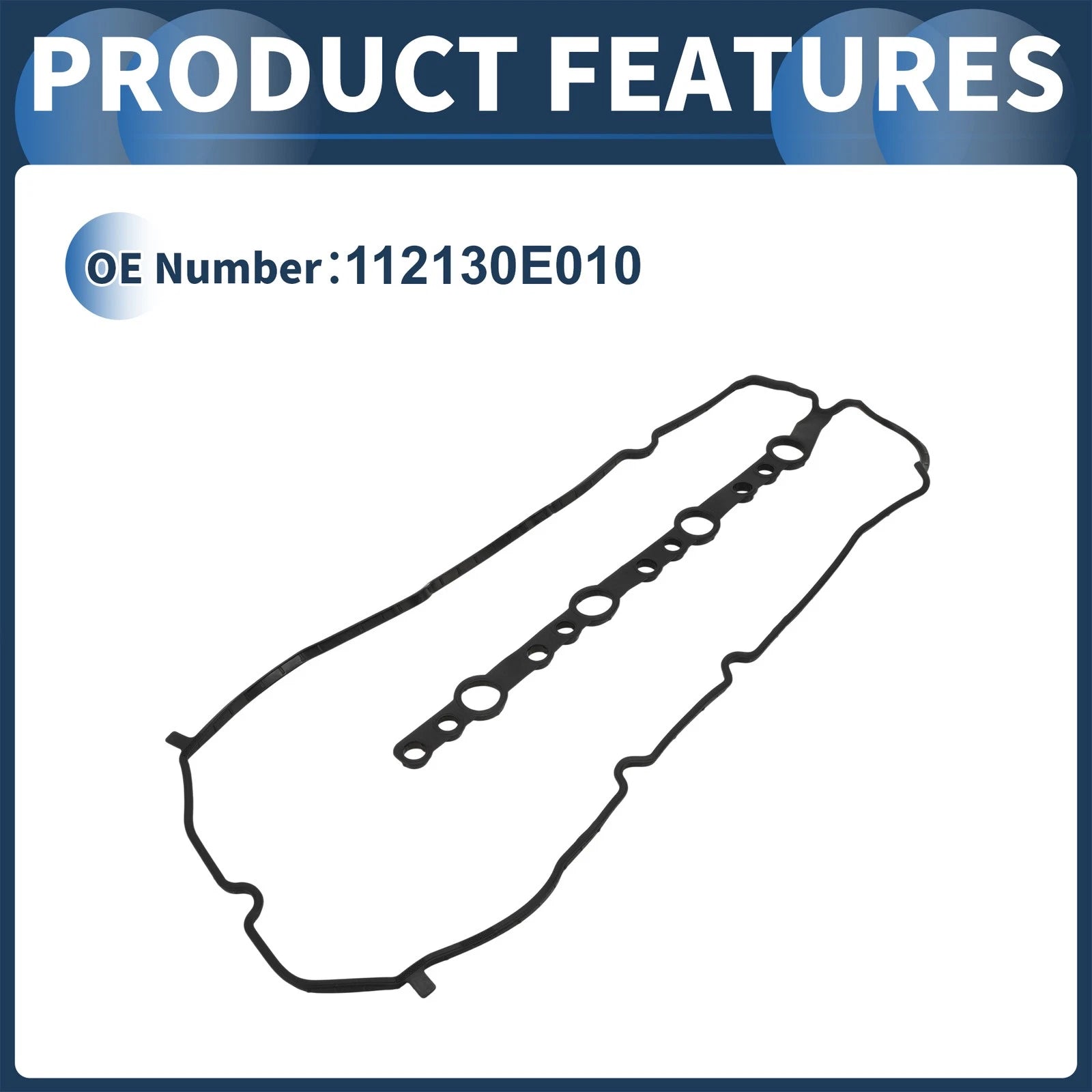 Engine Valve Cover Gasket for Toyota Land Cruiser (2023) No. 112130E010