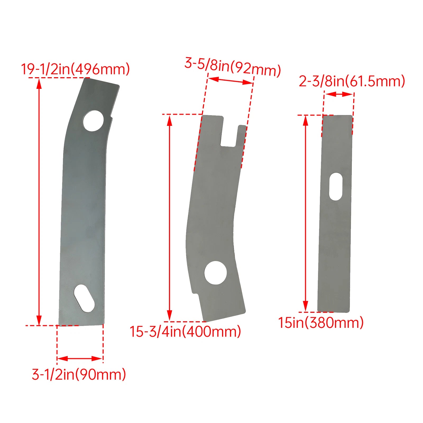 Rear Frame Repair Weld Plates Patch for Jeep Wrangler YJ (1986–1995)