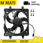 Radiator Cooling Fan & Shroud for Polaris RZR 800, RZR 4 800, RZR S 800 (2008–2014)