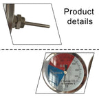 Oven Thermometer for JX-21J (100-500°F) Stainless Steel Bimetallic 80mm