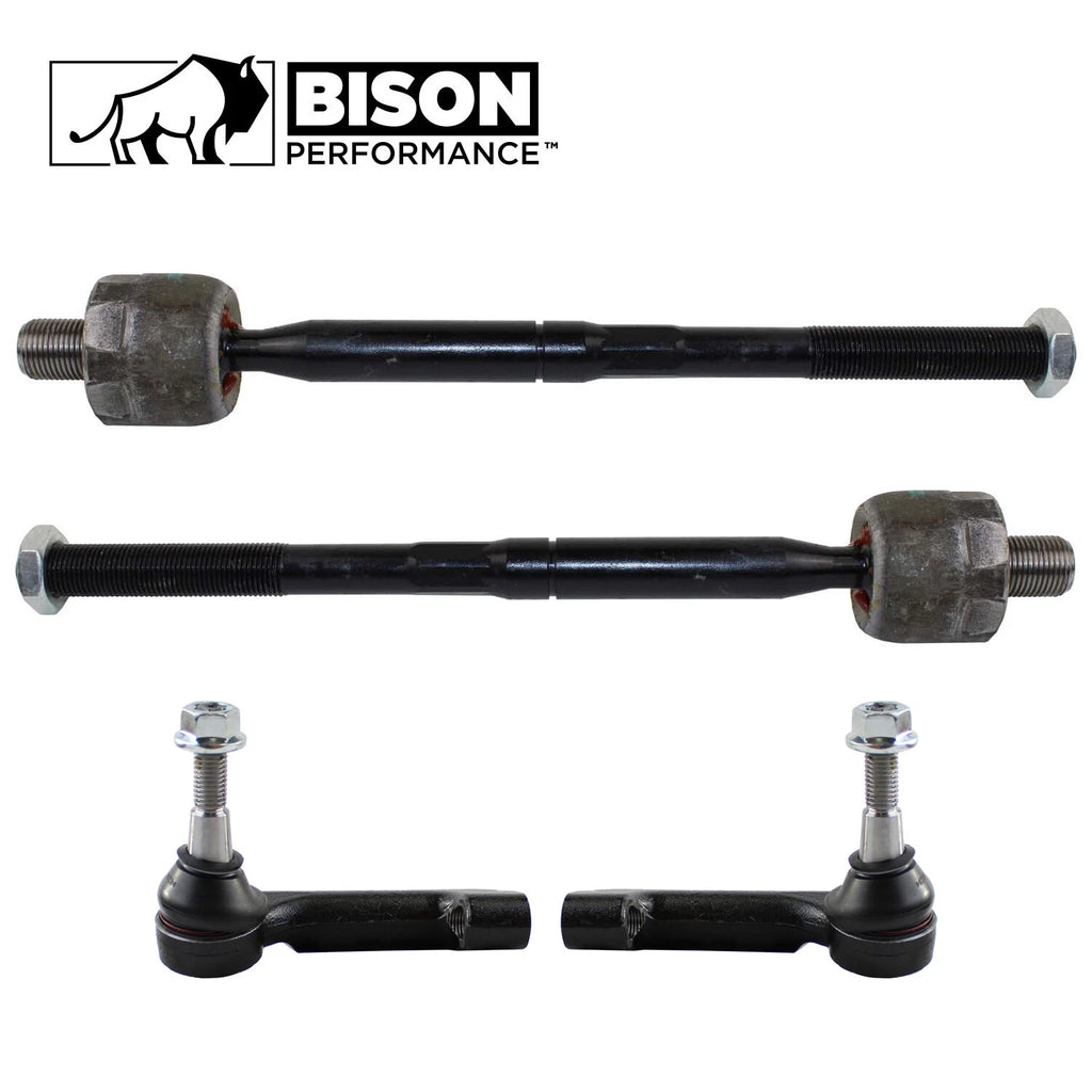 4pc Inner Outer Tie Rod End Kit for Ford Lincoln