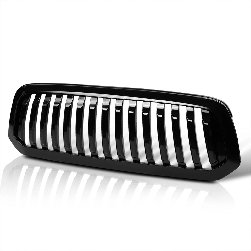 Vertical Fence Front Bumper Hood Grille Frame for Ram 1500 (2013–2019)