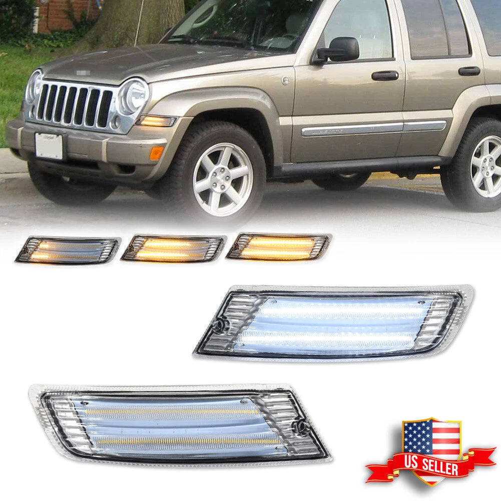 LED Front Bumper Signal Light for Jeep Liberty (2005–2007)