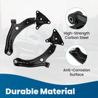 2X Front Lower Control Arms w/Ball Joints for Honda Fit (2009–2013)
