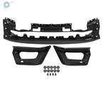 Black Split Front Bumper for Ford Ranger (2019-2023) with Sensor Hole