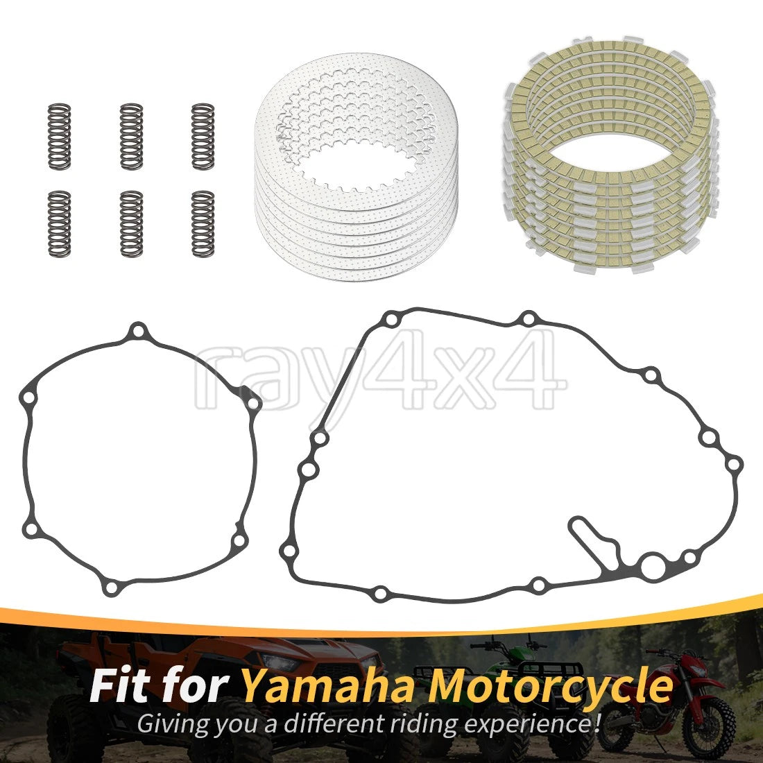 Clutch Friction Plates & Steel Plates Gasket Kit for Yamaha YZ250F (2019–2024)