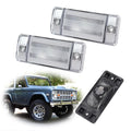 Side Marker Lights for Ford F-100 F-250 F-350 Clear Lens Set of 2