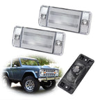 Side Marker Lights for Ford F-100 F-250 F-350 Clear Lens Set of 2