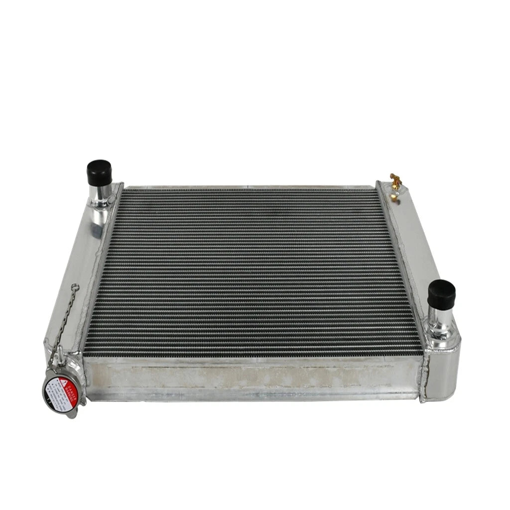 2X Aluminum 26"X19" High Performance Radiator for Chevy SBC BBC