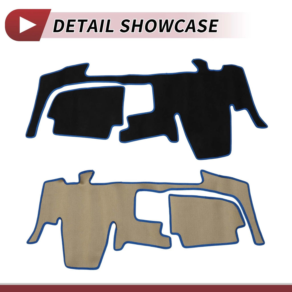 Dashboard Dash Cover Mat for Nissan Lukes 40 Series B44A (2020–2024) Black Blue