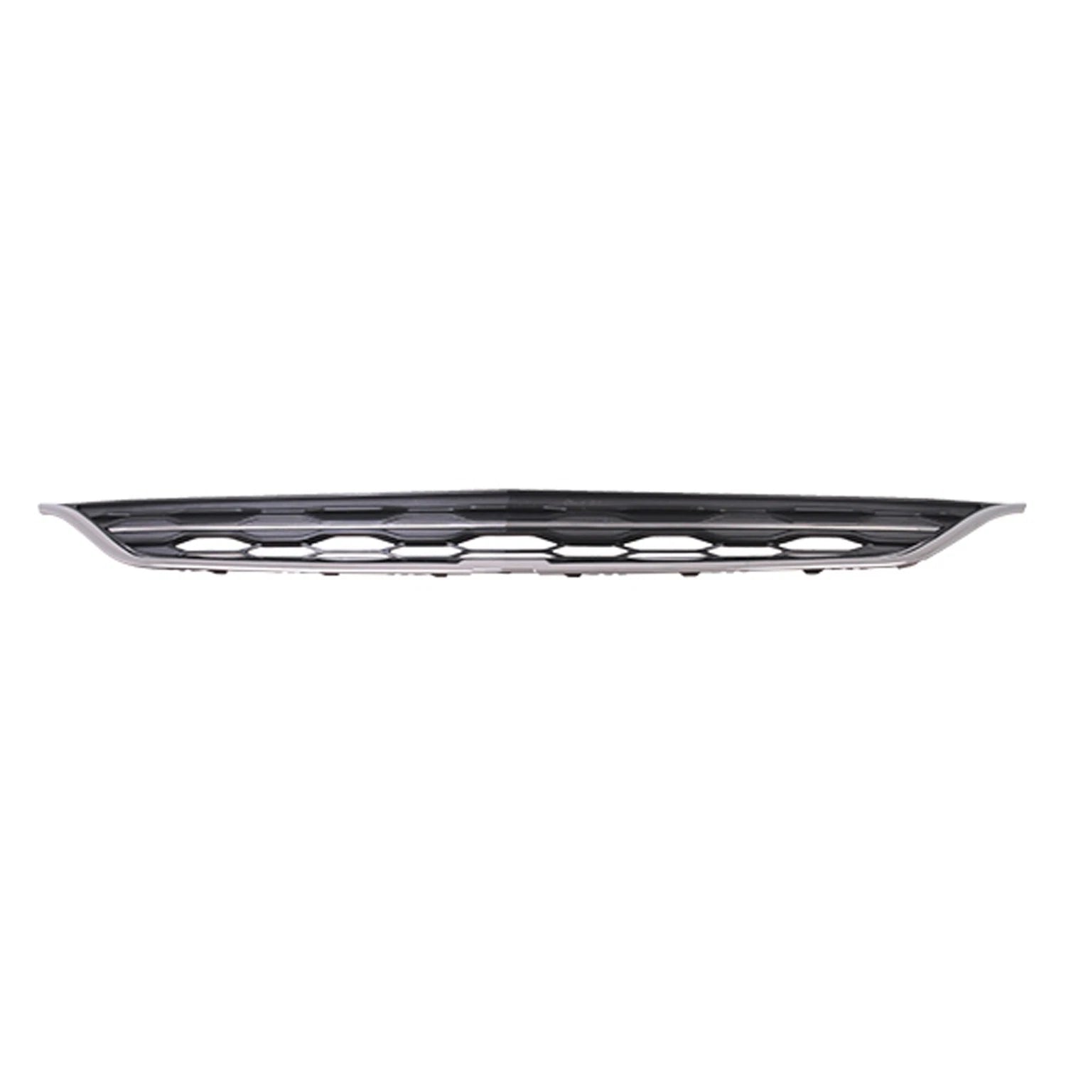 Front Upper Grille Replacement Black Chrome Plastic for Chevy Malibu (2016–2018)