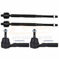 Set of 4 Tie Rod End Links for Chrysler 200 Sedan (2011–2012)